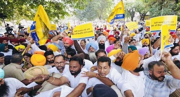 Ravneet Singh, BJP, Harjit Singh, Aam Aadmi Party, Chandigarh, Police, Arrest Minister